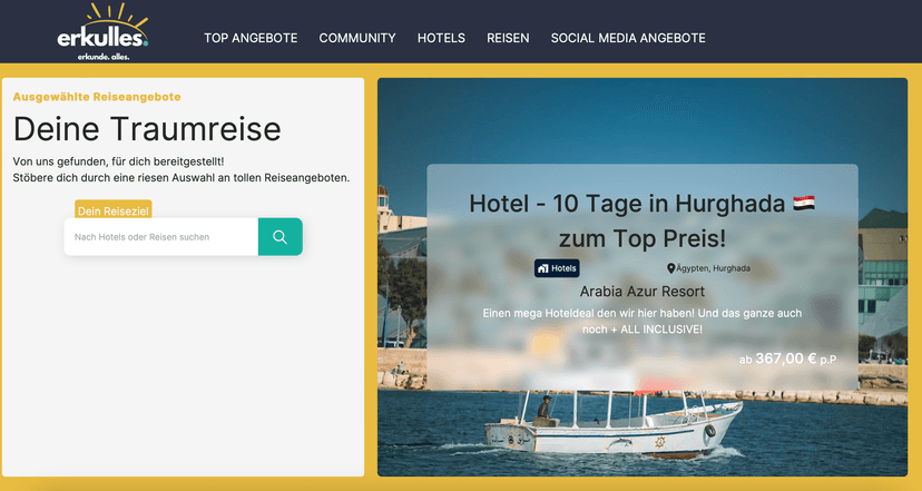 Erkulles Webseite
